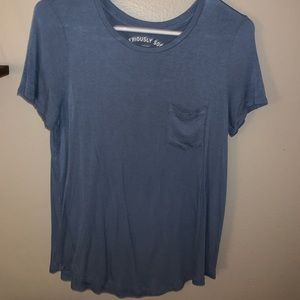 NEVER WORN- Aeropostale navy t-shirt with pocket